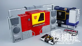 【SwiftTransform】Asymmetric BLASTER! FansToys Blaster FT-55 Masterpiece G1 Transformers 变形金刚速变 FT录音机