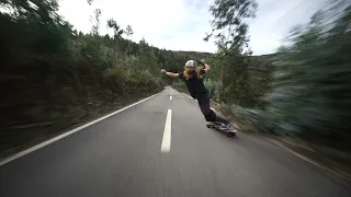 Downhill skateboarding Portugal - Raw Run