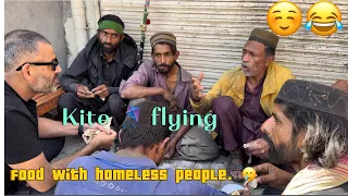 Homeless people’s support with people of 🇵🇸 ❤️ kite 🪁 flying and shughal mela with German 🐦 Baaz. 😂