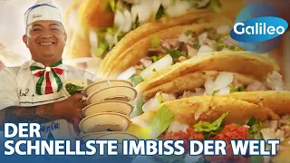 Tacos in einer Minute? - "Galileo" testet den selbsternannten "schnellsten" Imbiss der Welt!