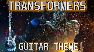 Transformers Theme I Arrival to the Earth Guitar Cover with backing track