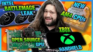 HW News - Intel Battlemage Appears, Open Source GPU, Xbox Handheld Rumors, $1400 Monitor