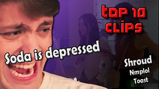 Daily Clips 14: Sodapoppin in depressed. Andrea asks Magnus a question. How much Shroud paid for OTK