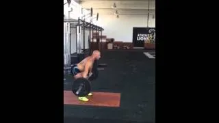 Athens Lions Box CrossFit muscle snatch 45kg