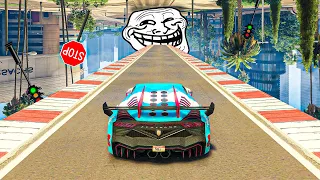 CARRERA TROLL PERO LA HACKEO Y HAGO TRAMPAS!! - GTA 5 ONLINE