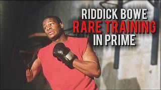 Riddick Bowe RARE Training In Prime