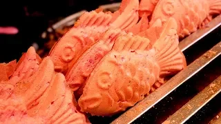 Sweet Potato Bungeoppang(Fish-shaped bun) - Korean Street Food