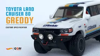 TOYOTA LAND CRUISER 80 GREDDY | CUSTOM HOTWHEELS