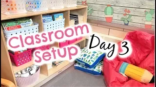 CLASSROOM SETUP DAY 3 | FIRST YEAR KINDERGARTEN TEACHER