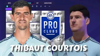 FIFA 21 Thibaut Courtois Pro Clubs Creation