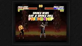 Ultimate Mortal Kombat Trilogy (Sega Genesis) - Demo Attract w/ Cyberlabs RF Interference Shader