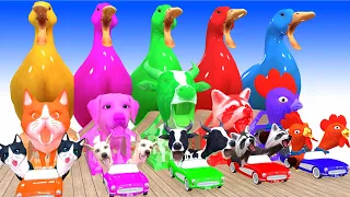 5 Giant Duck, Monkey, Piglet, chicken, dog, dinosaur, zebra, Transfiguration funny animal 2023