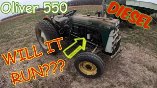 Oliver 550 DIESEL: WILL IT RUN????