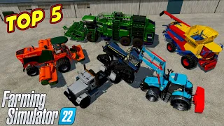 Top 5 Console Unrealistic Vehicle Mods For Farming Simulator 22