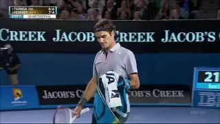 R.Federer Vs J.W.Tsonga Australian Open 2013 QF