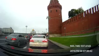 Driving in Moscow agglomeration: Текстильщики - Филёвский Парк - Красногорск 30/09/2016 timelapse 4x