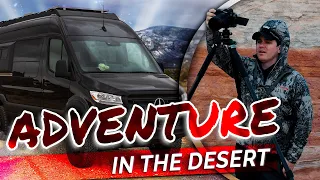 Landscape Photography Adventure In The Desert || Custom Camper Van Adventure Vlog