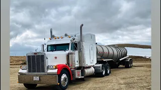 Texas to Canadian border Part 1 Trucker Vlog Trucking through the Coronavirus Tanker Fertilizer Haul