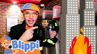 Blippi the Firefighter: Sparkles to the Rescue!| BLIPPI | Kids TV Shows | Cartoons For Kids