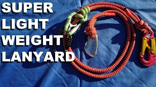 How to Make a Tree Climbing Lanyard: Lightweight, Simple, Easy to Use.