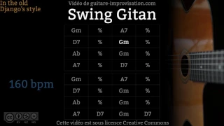 Swing Gitan (160 bpm) - Gypsy jazz Backing track / Jazz manouche