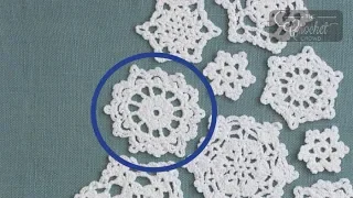Crochet Tree of Snowflakes: Medium Doily #2 Pattern | EASY | The Crochet Crowd