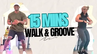 Fast Walk & Groove Weight Loss 15mins Fat Burning | Walk at Home Low Impact