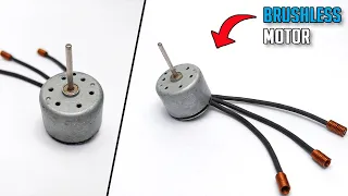 How To Make Brushless DC Motor At Home From DVD Player Motor