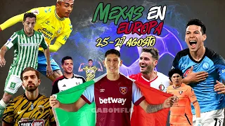 ⚽​🔥Mexicanos en Europa fin de semana/Doblete Santi Giménez/ Edson Álvarez sorprende/ Todos