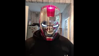 AutoKing MK5 Ironman Helmet demo.