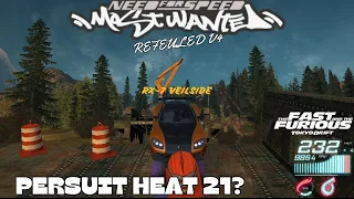 Persuit Heat 21? Ada Di Mod ini Pokoknya | NFS Most Wanted Refeuled V4