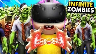 Summoning INFINITE ZOMBIES As EVIL BABY In VIRTUAL REALITY (Baby Hands VR Funny Gameplay)