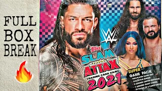 SUPER GAME PACK UNBOXING !!! NEW WWE SLAM ATTAX 2021 COLLECTION !!!