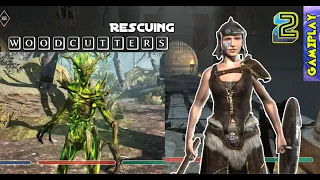 The Elder Scrolls: Blades Walkthrough Part 2: Quest to Rescue Woodcutters (Android Gameplay) [60fps]