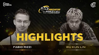 HIGHLIGHTS | Wu Kun Lin vs Fabio Rizzi | WPA World 8-Ball Men's Championship 2023 | Nhánh Thua