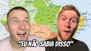 GRINGOS REAGINDO A 10 FATOS SURPREENDENTES SOBRE BRASIL!