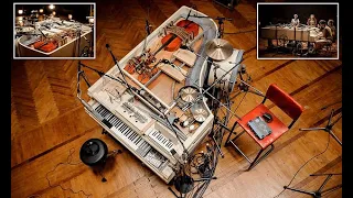 Ukrainian band turn broken grand piano into a 20-instrument mini-orchestra with four members