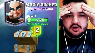 MI-A PICAT NOUA LEGENDARA - MAGIC ARCHER - DIN FREE CHEST - CLASH ROYALE !