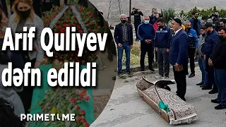 Arif Quliyev torpağa tapşırıldı - Dəfn mərasimindən GÖRÜNTÜLƏR