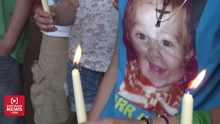 Family members, friends hold vigil in honor of missing toddler DeOrr Kunz