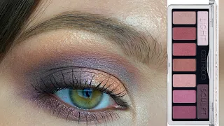 Purple & Bronze Eye Makeup Tutorial with CATRICE THE BLAZING BRONZE Eyeshadow Palette