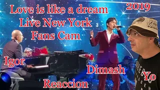 🎤🎤🎤 Dimash Love is like a dream Live New York October 26 2019 Fans Cam - Reaccion 🎤🎤🎤