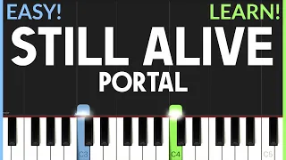 Still Alive - From "Portal" | EASY Piano Tutorial