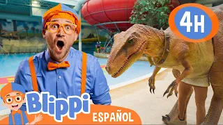 Blippi conoce a un dinosaurio | Blippi Español | Videos educativos para niños | Aprende y Juega