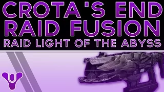 Destiny Light of the Abyss Raid Fusion Melt Machine. The Dark Below. Crota's End.