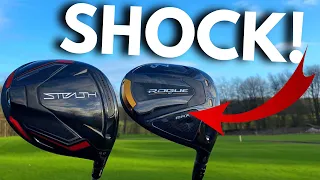 SHOCK DRIVER RESULTS - TaylorMade Stealth vs Callaway Rogue ST