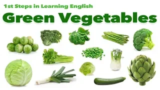 English Vocabulary - GREEN VEGETABLES
