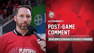 Post Game Comment: Bayer GIANTS Leverkusen vs Uni Baskets Paderborn | Coach Steven Esterkamp