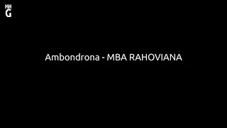 Ambondrona   MBA RAHOVIANA