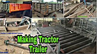 how to make a hydraulic trolley for tractor heavy lifting 5 Ton